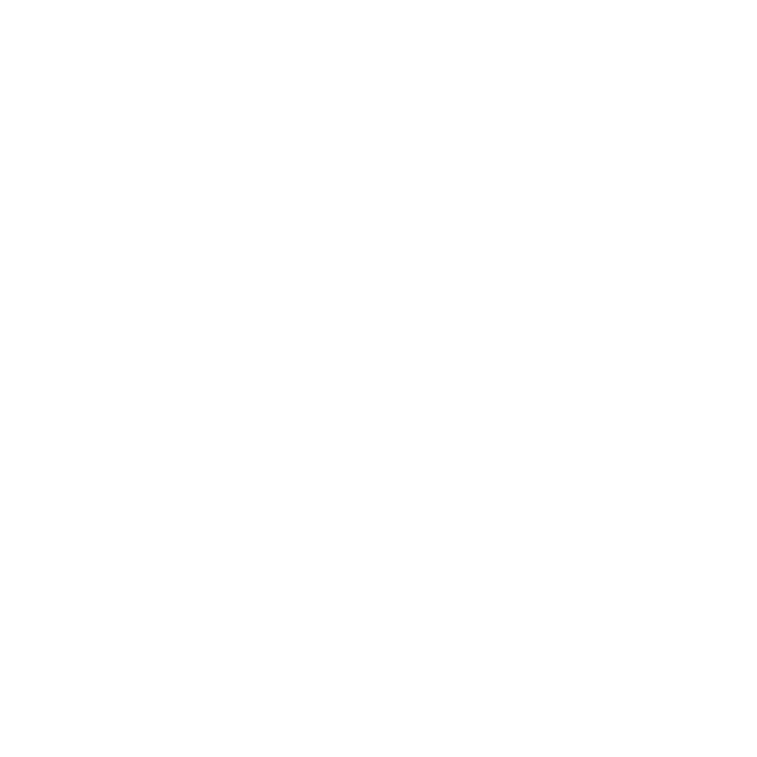 White icon of blueprint with pencil